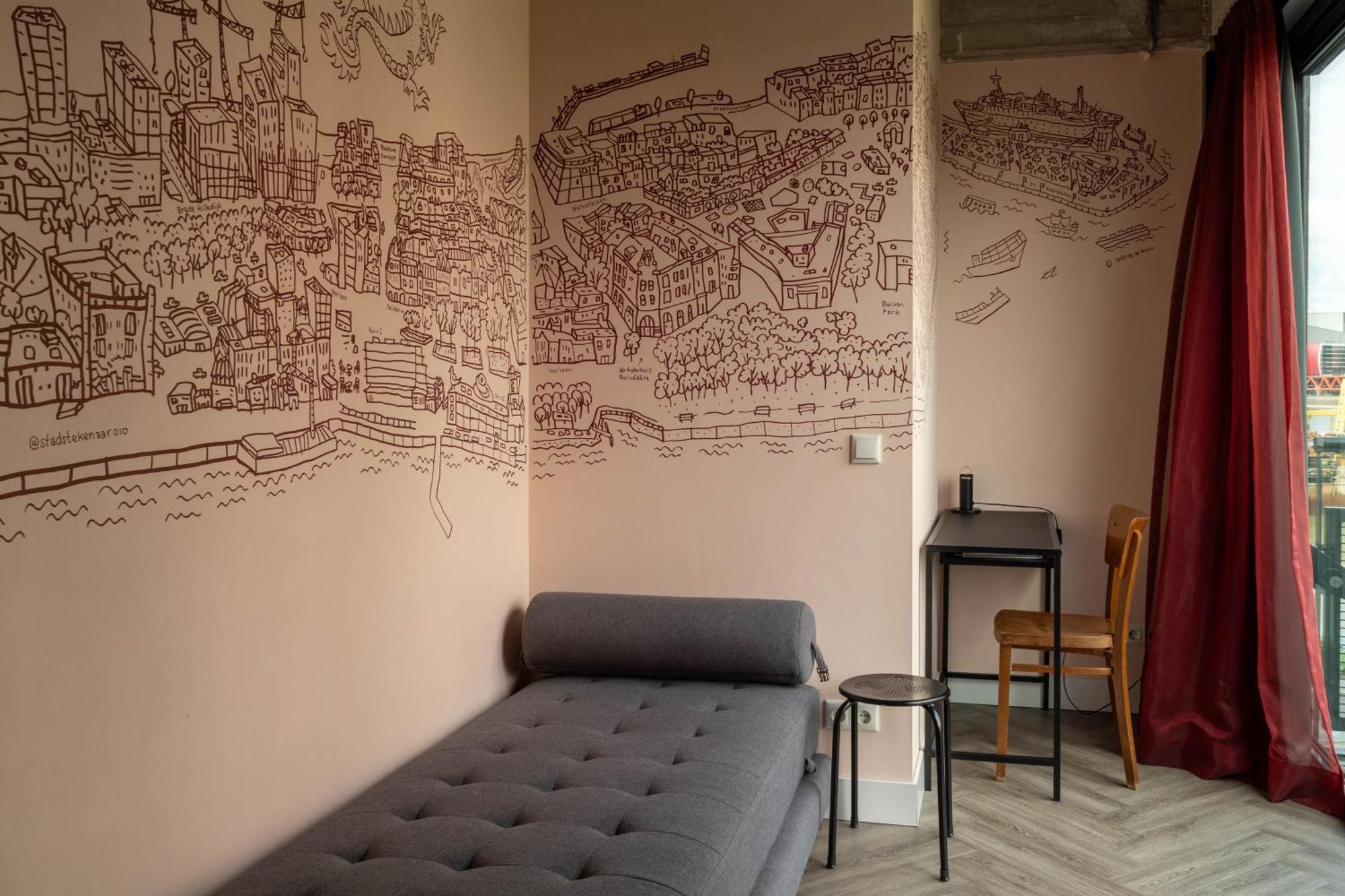 Bed, Bites & Business Hotel روتردام الغرفة الصورة